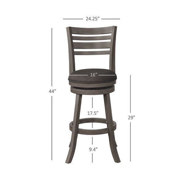 Paola Farmhouse Grey Barstool