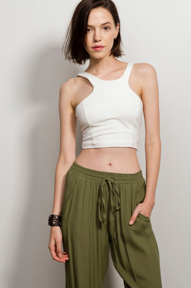 Lounging Around Pants Khaki