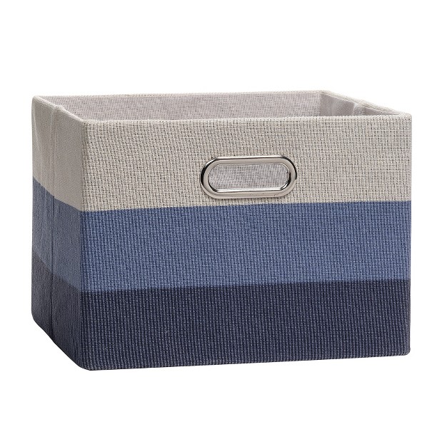 Lambs amp Ivy Blue Ombre Foldable collapsible Storage Bin basket