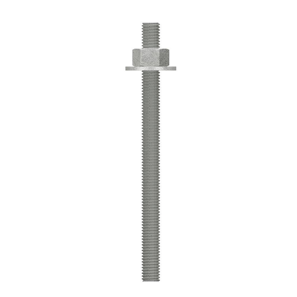 Simpson Strong-Tie RFB 12 in. x 7 in. Hot-Dip Galvanized Retrofit Bolt RFB#4X7HDG