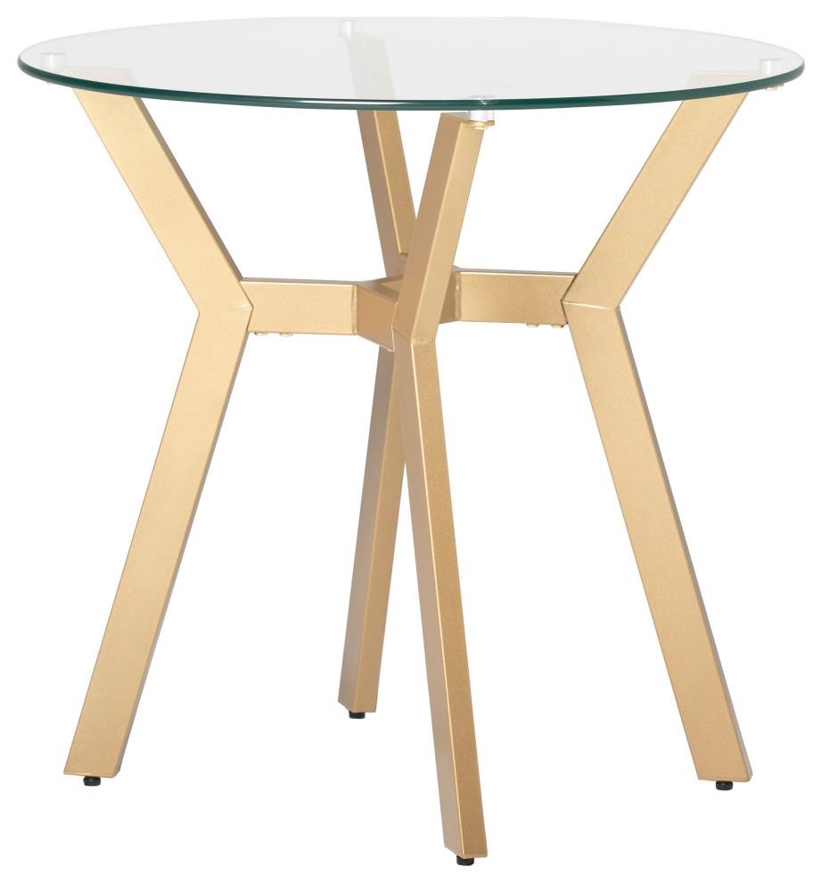 Archtech 3 Leg End Table With Metal Frame   Midcentury   Side Tables And End Tables   by Studio Designs  Houzz