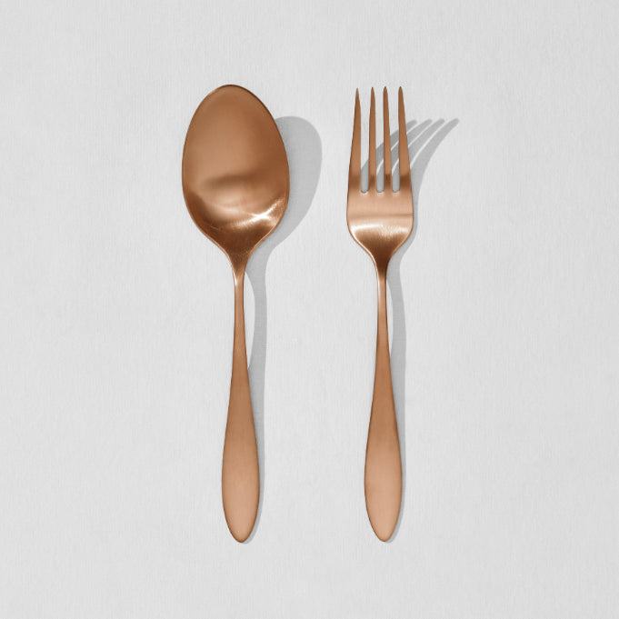 flatware serving set