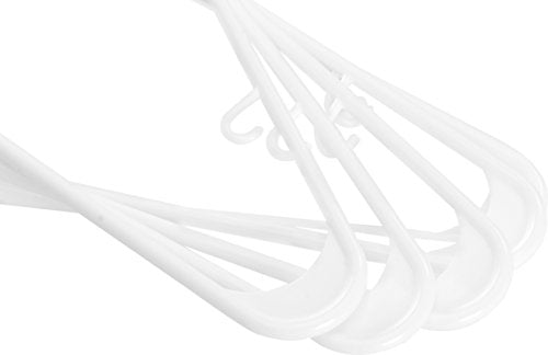 Utopia Home Durable Plastic Clothing Hangers, 30 Pack, White