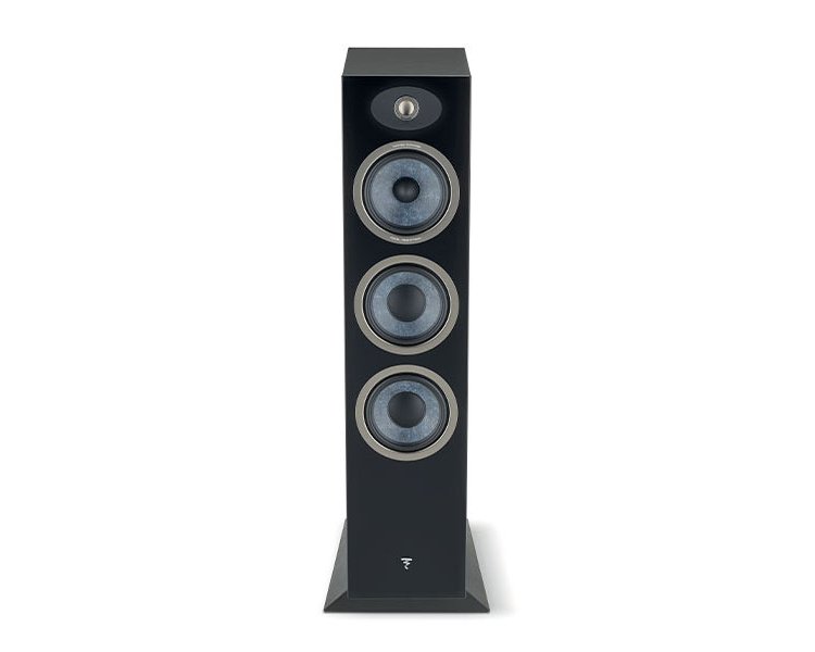 Focal Theva N3 Black High Gloss 3-Way Floorstanding Loudspeaker (Each)