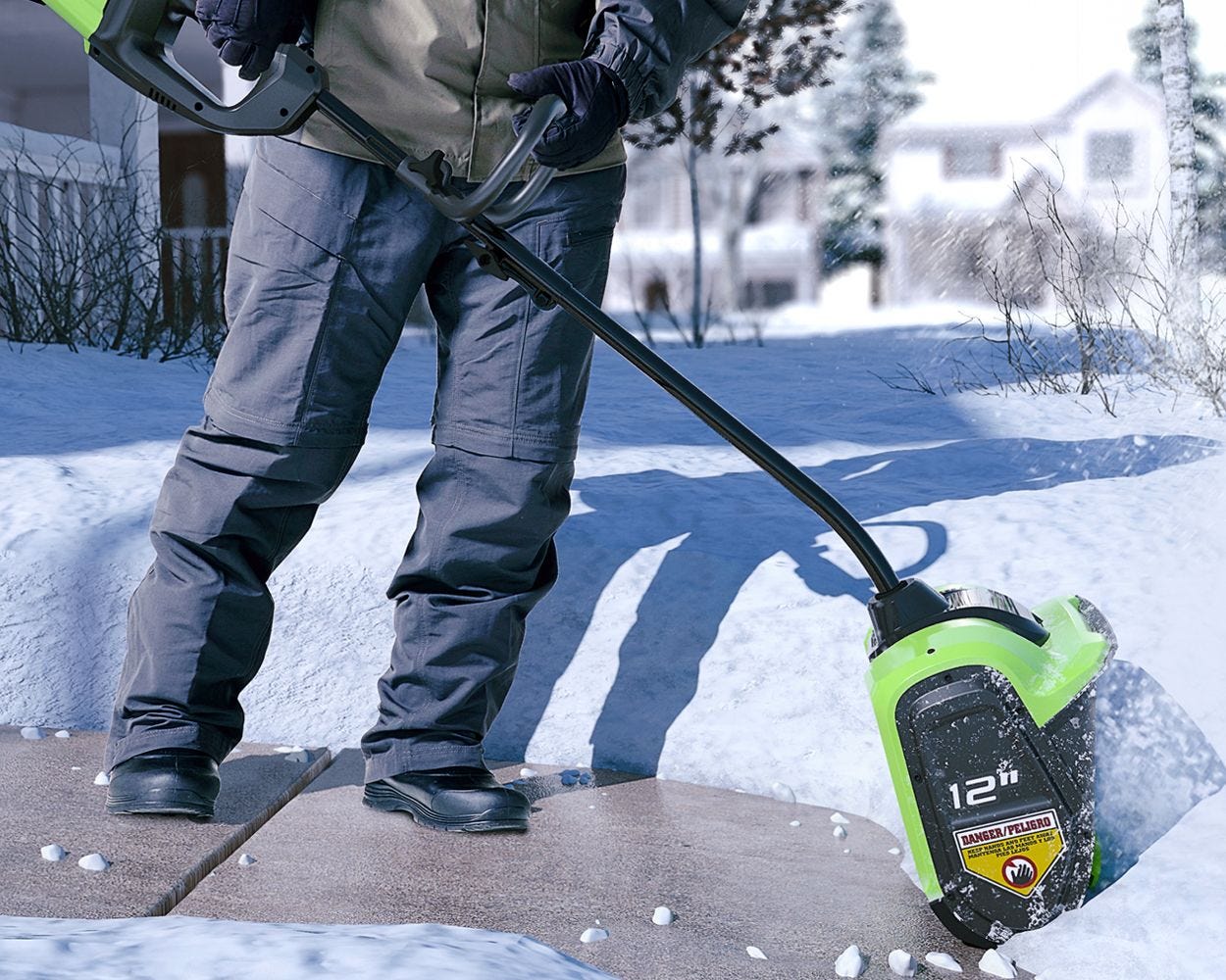 60V 12-Inch Cordless Snow Shovel | Greenworks Tools