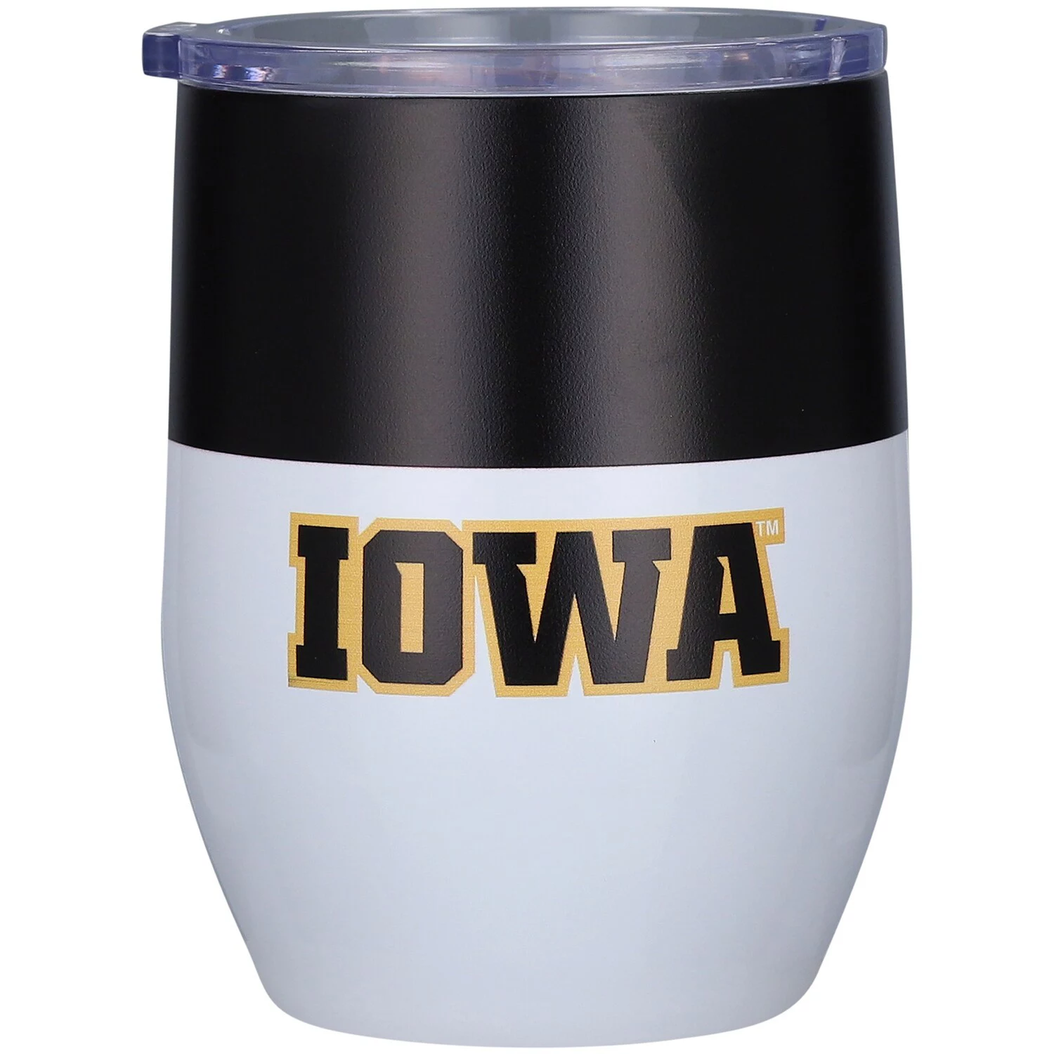 Iowa Hawkeyes 16oz. Colorblock Stainless Steel Curved Tumbler