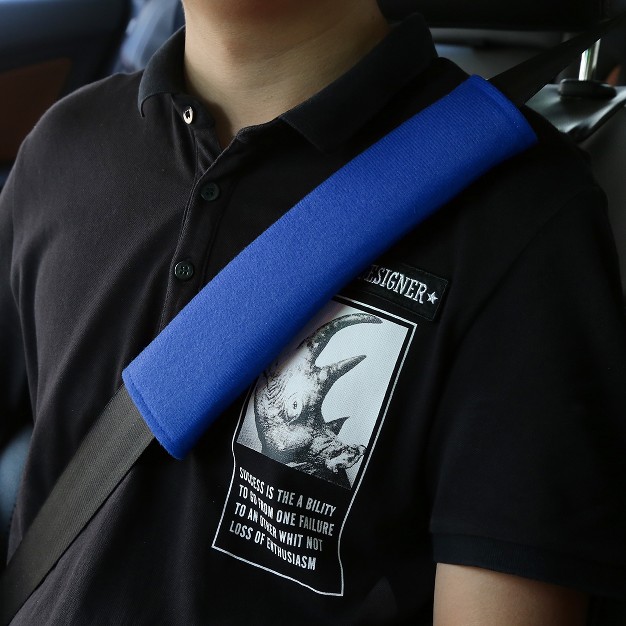 Unique Bargains Universal Shoulder Strap For Car Truck Polyester Sponge Seat Belt Covers