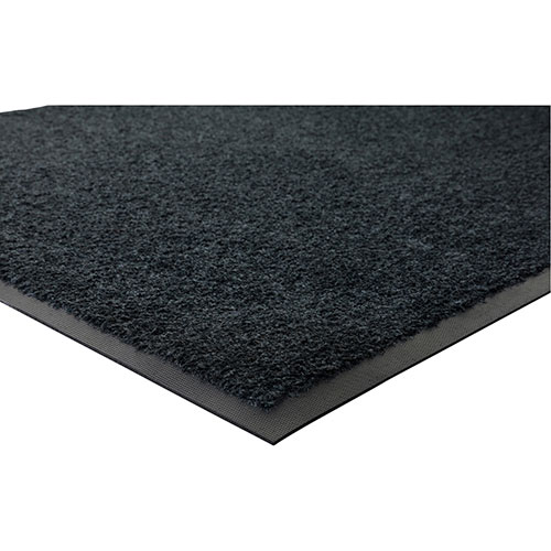 Genuine Joe Nylon and Rubber Nylon and Rubber Carpet Mat | 3' x 5'， Black | GJO59354