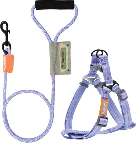 Touchdog Macaron 2-in-1 Durable Nylon Dog Harness and Leash