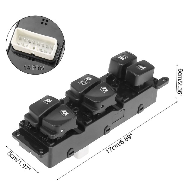 Unique Bargains Front Left Side Power Door Window Switch For Hyundai Accent 2006 2007 93570 1e000 93570 1e110 93570 1e030