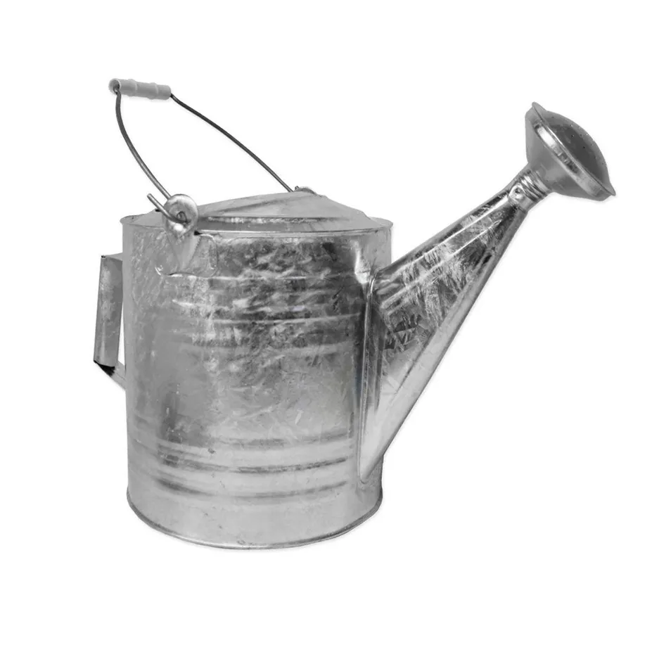 2023 Latest Design High Quality Iron Galvanized Tin Metal Water Can New Indian Made Design Metal Watering Can With Dual Handle