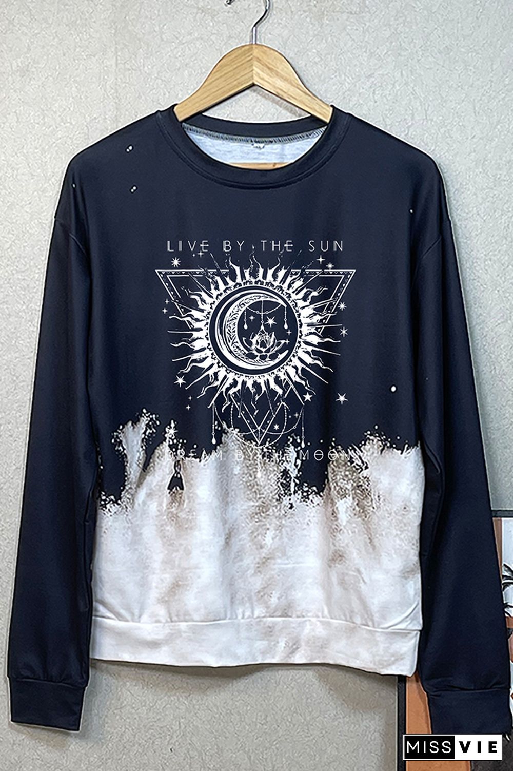 Live By The Sun Dream By The Moon Sweatshirt Women Wholesale