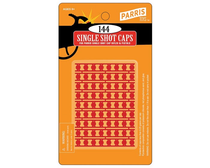 Parris Toys Pull Off Single Shot Action Cap Ammo - 917