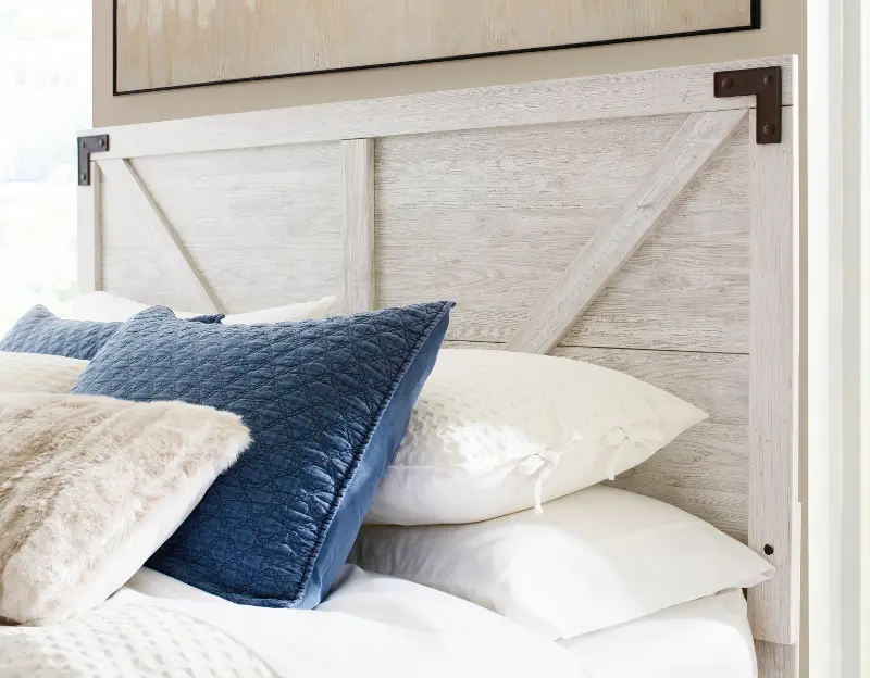 Shawton Whitewash Twin Headboard