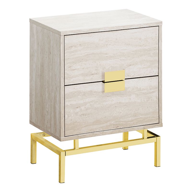 Monarch Contemporary Nightstand Table