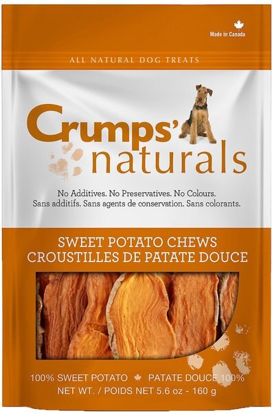 Crumps' Naturals Sweet Potato Chews Grain-Free Dog Treats