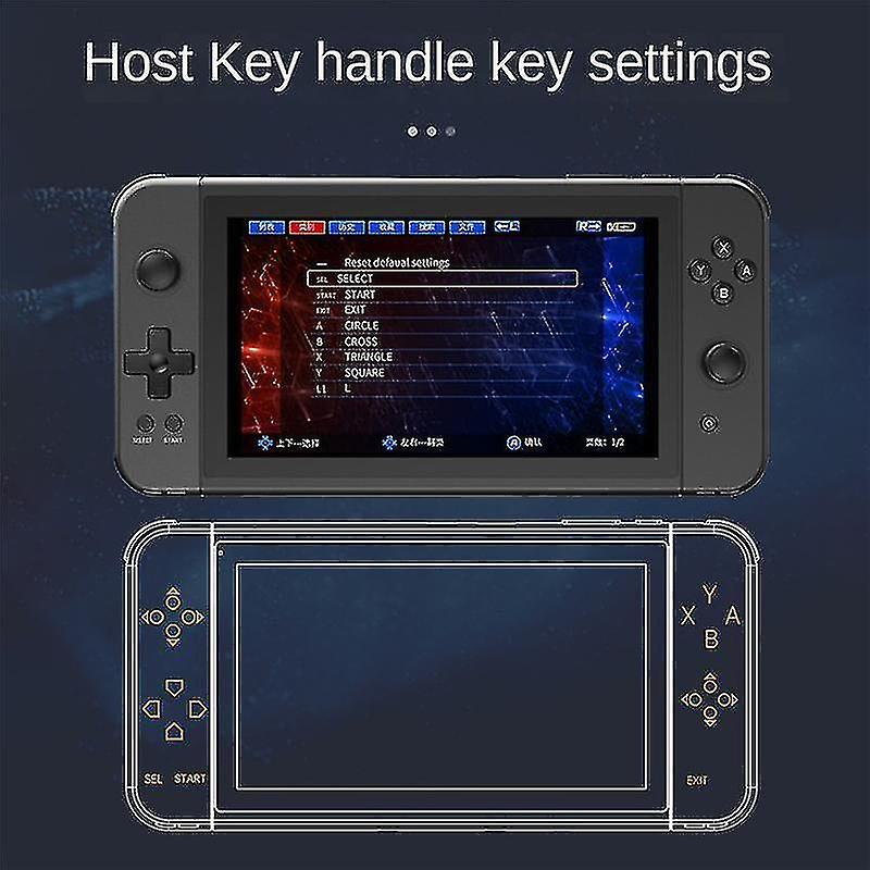 X70 7.0 Inch Hd Handheld Game Console Simulator Battle 32g