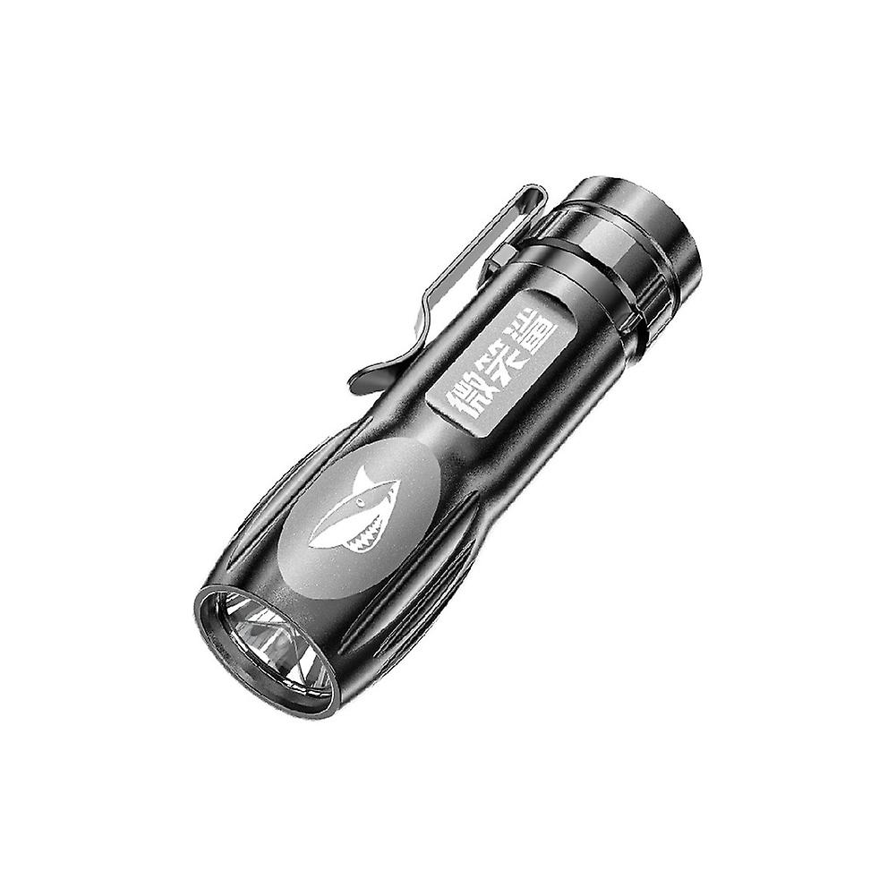 Portable Flashlight Rechargeable Light Built In Battery Power Led Emergency Flashlight Lighting