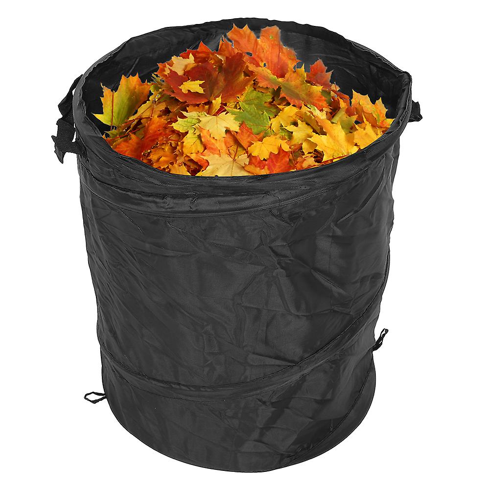 Portable Outdoor Garden Foldable Plants Leaves Storage Bag Camping Picnic Waste Container