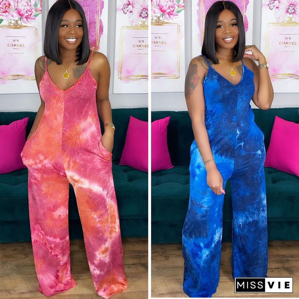 Splash Of Dye Jumpsuit