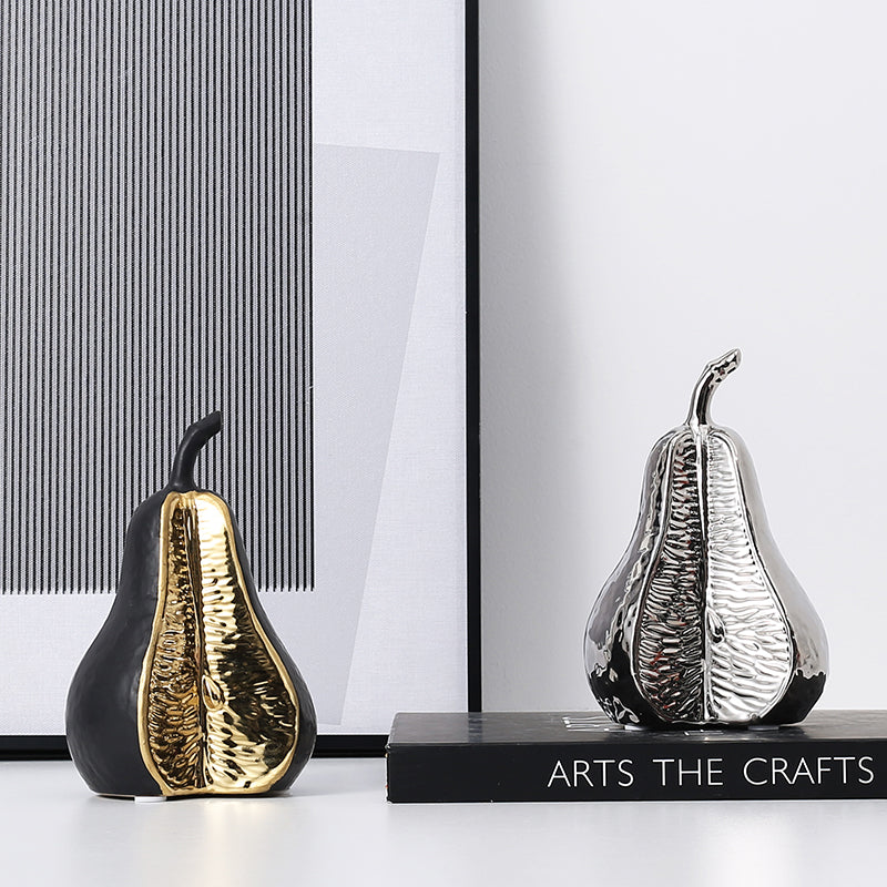 Silver Pear Ornament -A Fa-D21088A