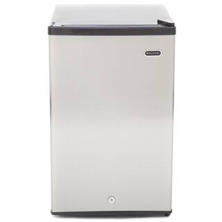 Whynter 2.1 cu. ft. Upright Freezer with Lock in Stainless Steel CUF-210SS