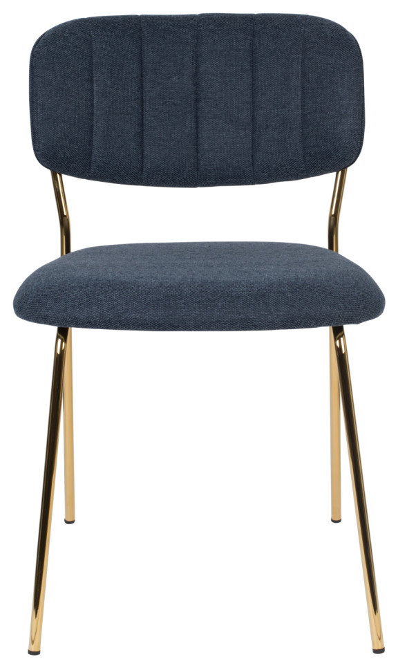 Mixed Fabric Upholstered Dining Chairs (2)  DF Jolien   Midcentury   Dining Chairs   by Oroa   Distinctive Furniture  Houzz