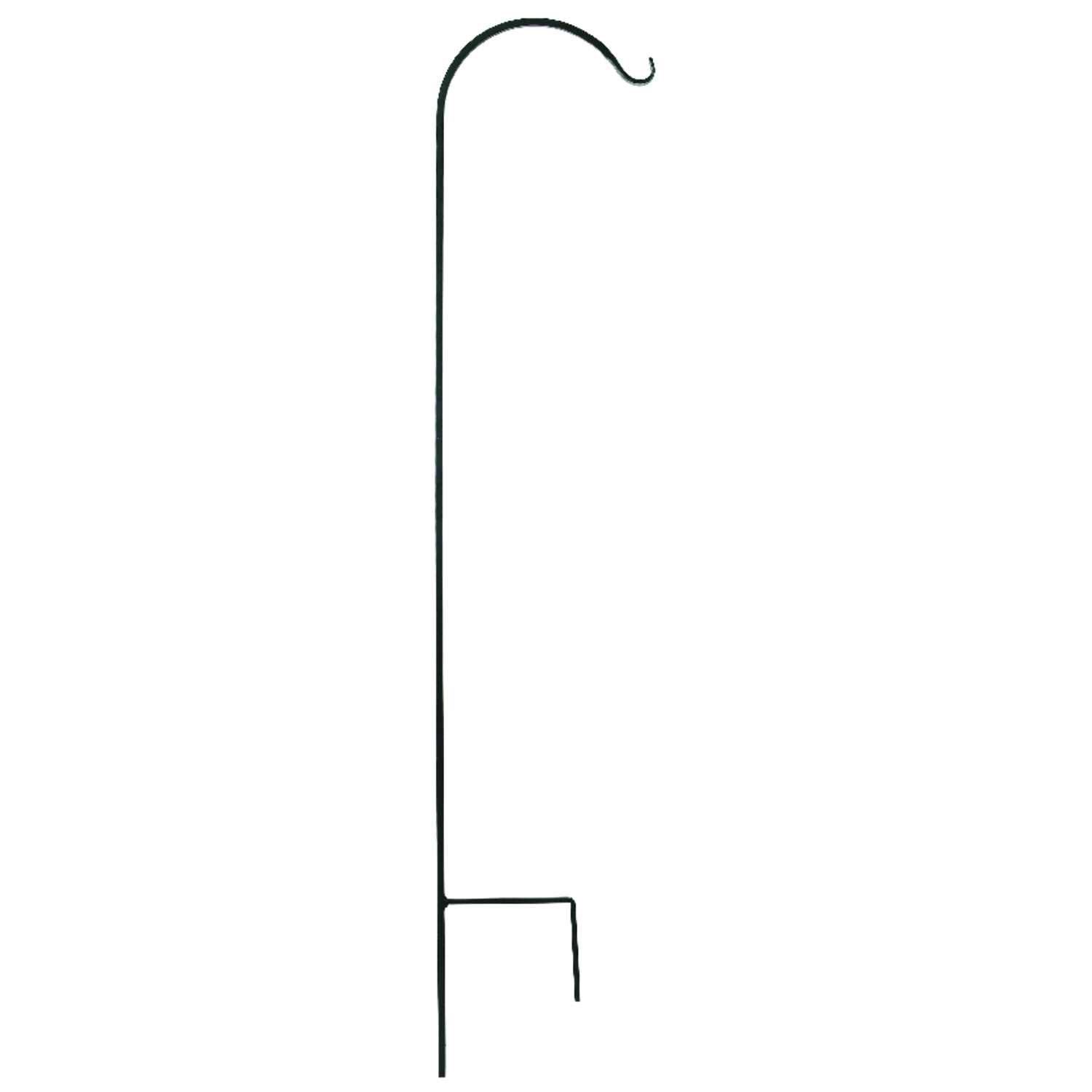 Panacea Black Steel 64 in. H Single Crook Plant Hook 1 pk