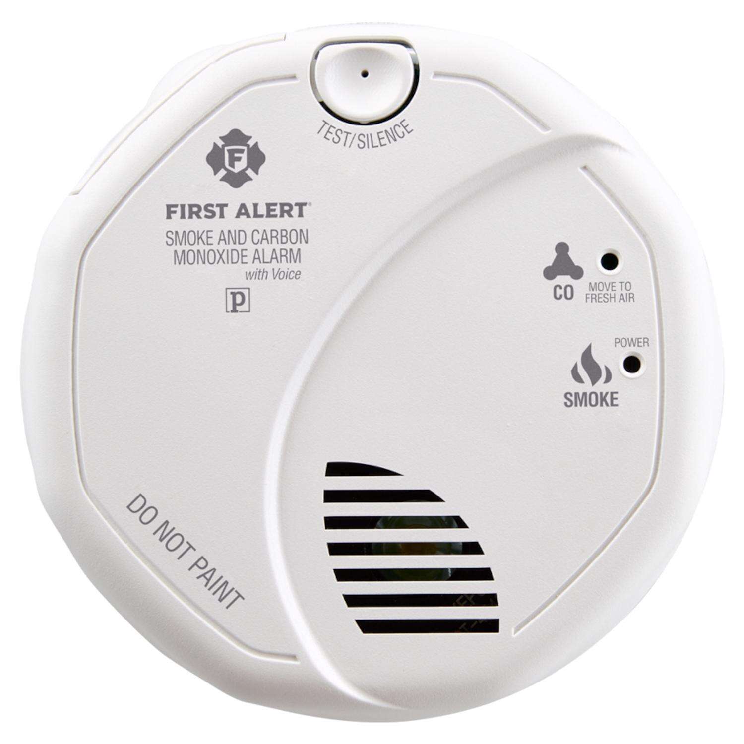 BRK Hard-Wired w/Battery Back-up Electrochemical/Photoelectric Smoke and Carbon Monoxide Detector