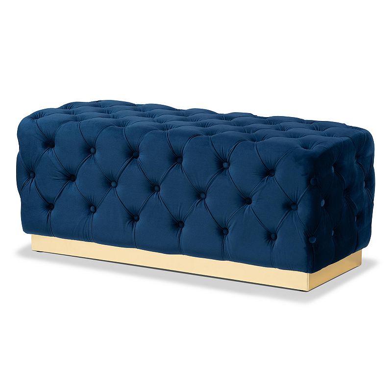 Baxton Studio Corrine Tufted Ottoman