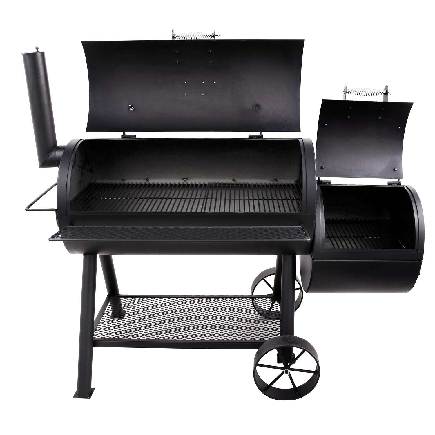 Oklahoma Joes Longhorn Charcoal/Wood Offset Smoker Black