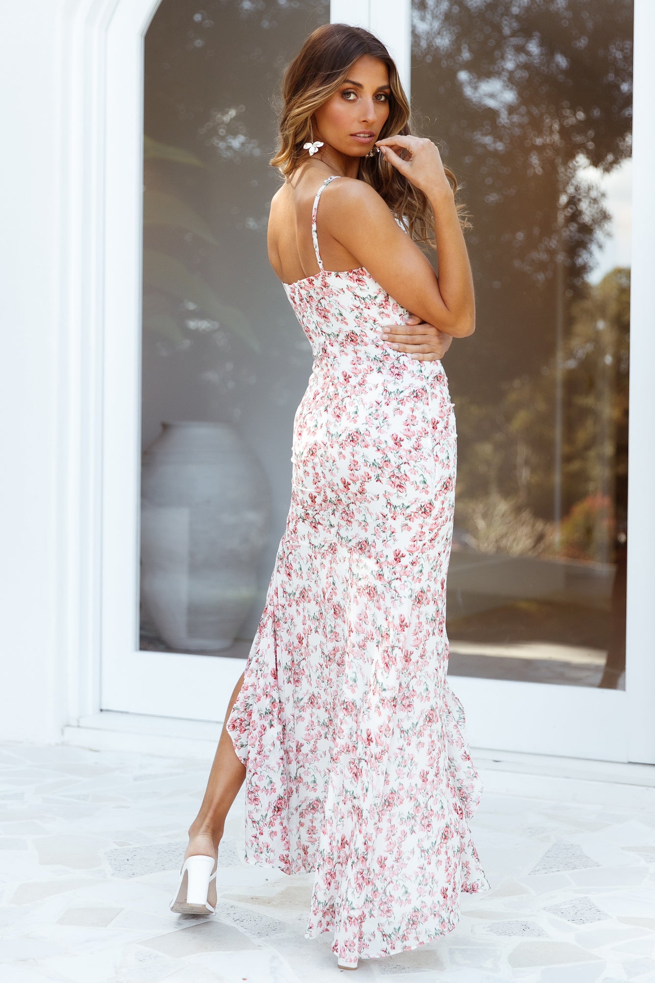 HELLO MOLLY Finding Faith Maxi Dress White