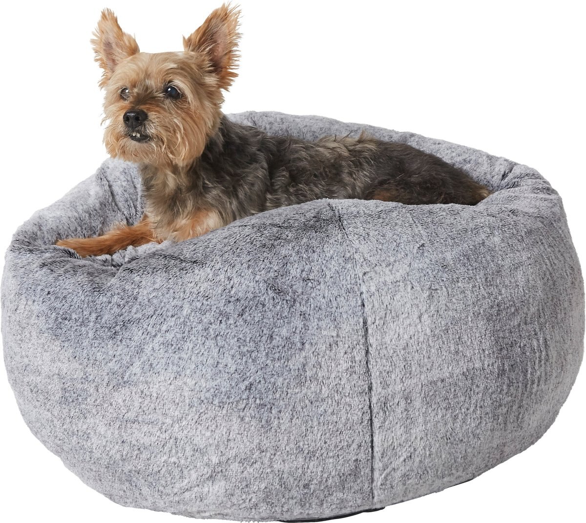 Frisco Plush Pouf Pillow Cat and Dog Bed