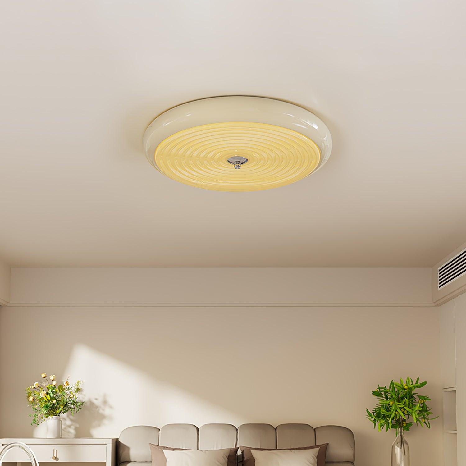 Ripple Cream Ceiling Lamp