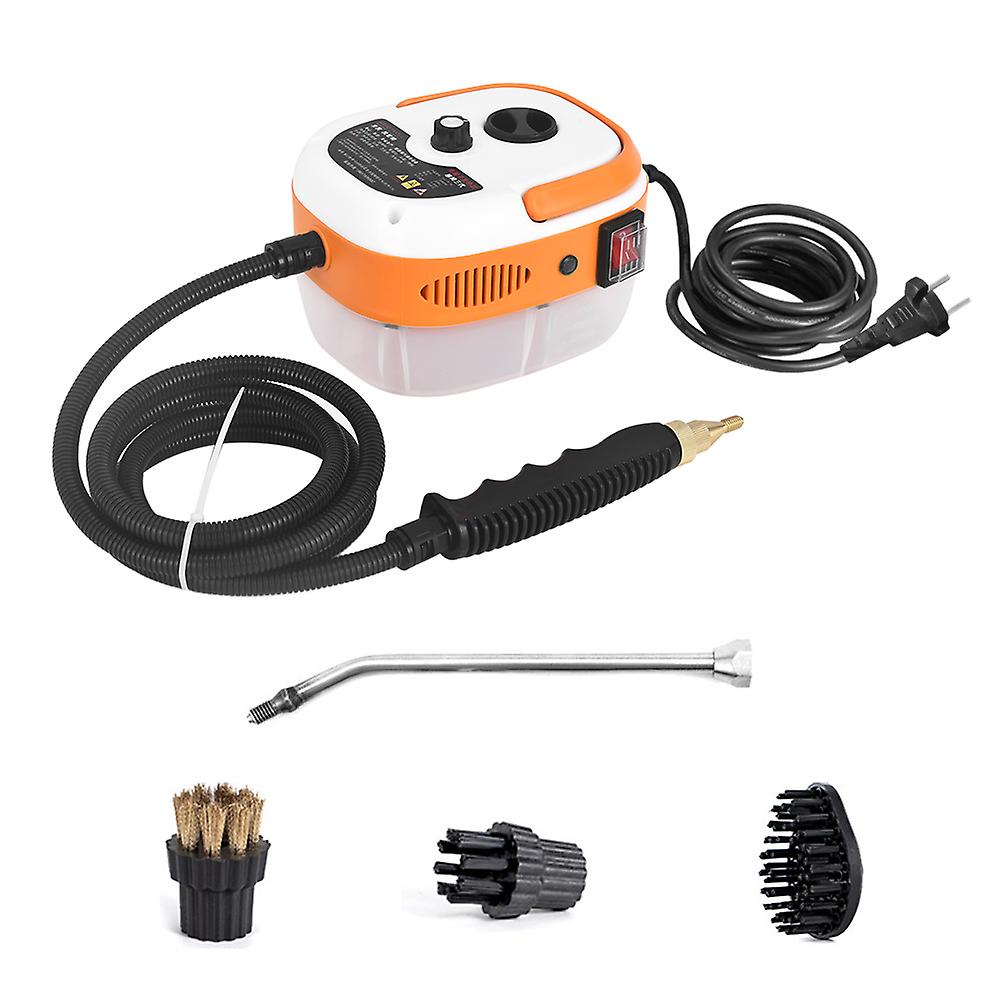 2500w Portable Handheld Steam Cleaner High Temperature Pressurized Steam Cleaning Machine With Brush Heads For Kitchen Furniture Bathroom Car No.19931