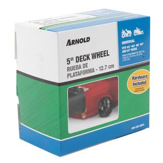 Arnold 5 in. Universal Deck Wheel for Riding Lawn Mowers and Zero Turn Mowers with Hardware Included 490-325-0024