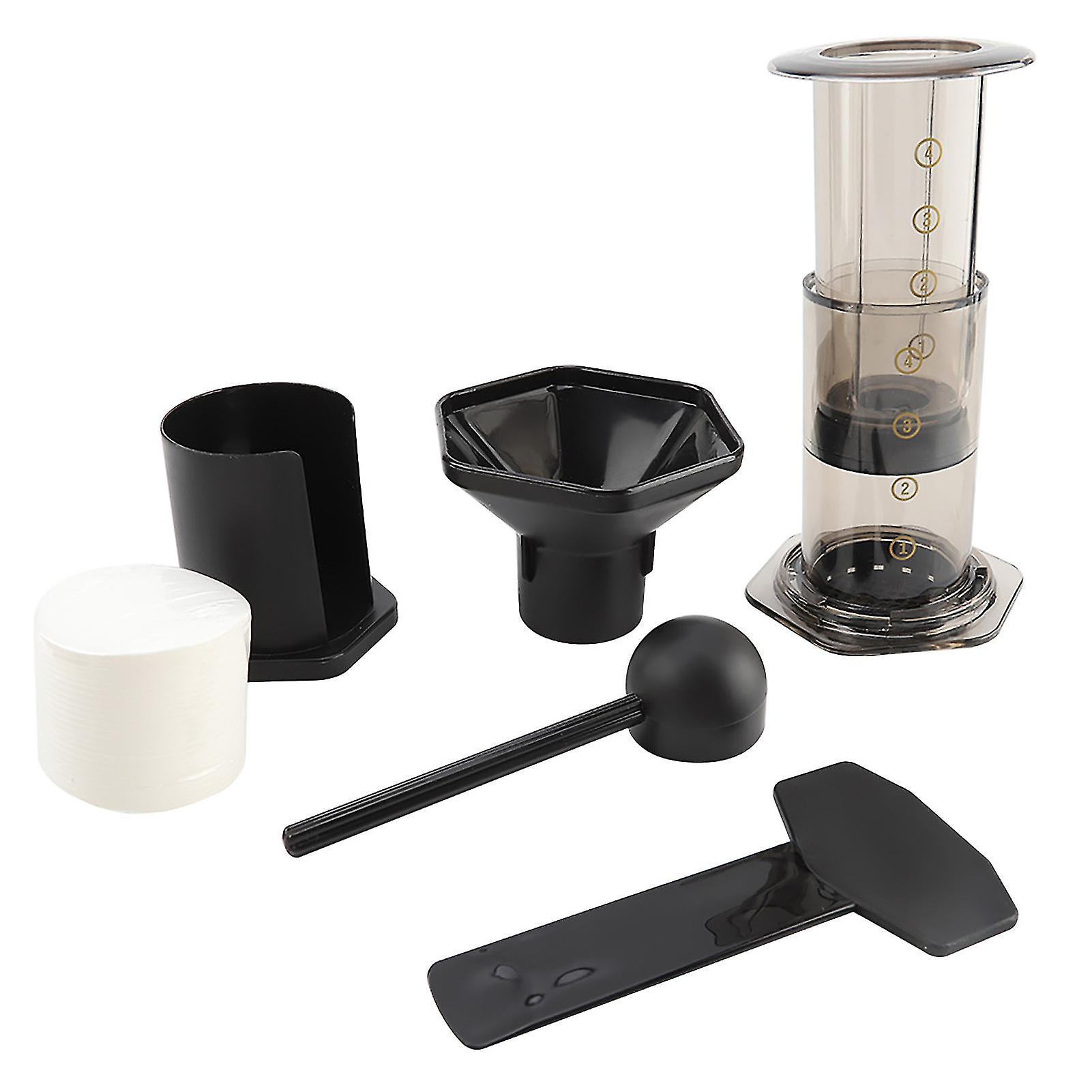 Espresso Coffee Pot Maker Kit Mini Grinder with Filter Paper