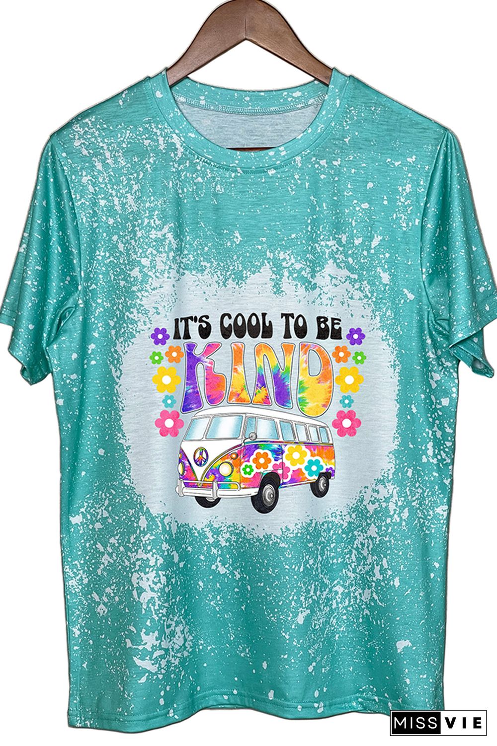 Cool To Be Kind Retro Bus Graphic Tee Wholesale