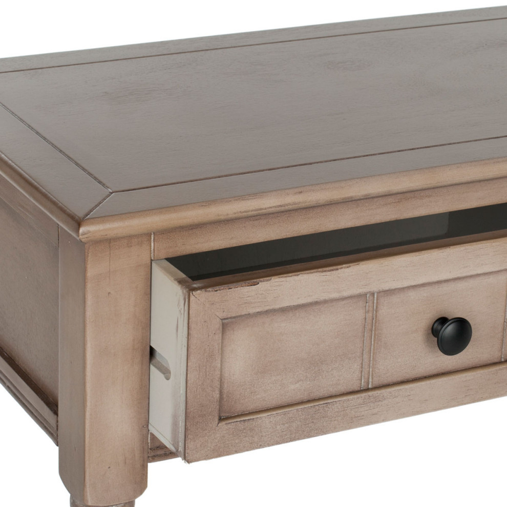 Joelle 2 Drawer Console Vintage Grey   Modern   Console Tables   by Virgil Stanis Design  Houzz