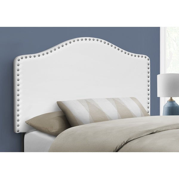 Bed， Headboard Only， Twin Size， Bedroom， Upholstered Pu Leather Look， Transitional - - 31784745