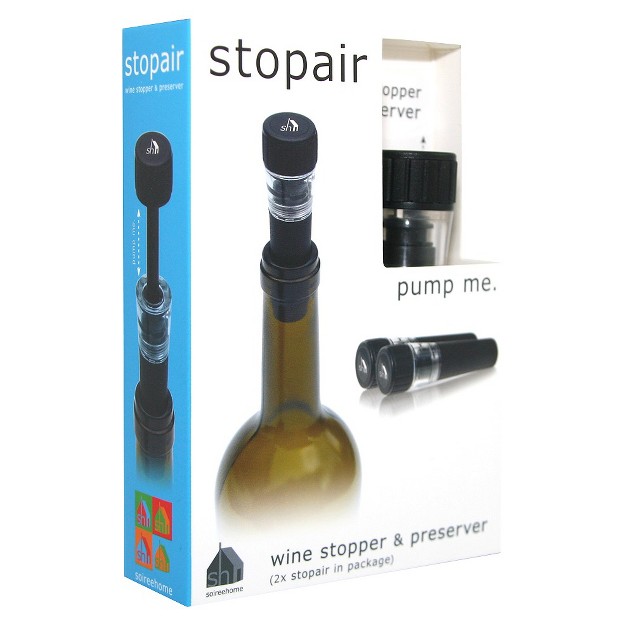 Soiree Stopair Wine Stopper And Preserver