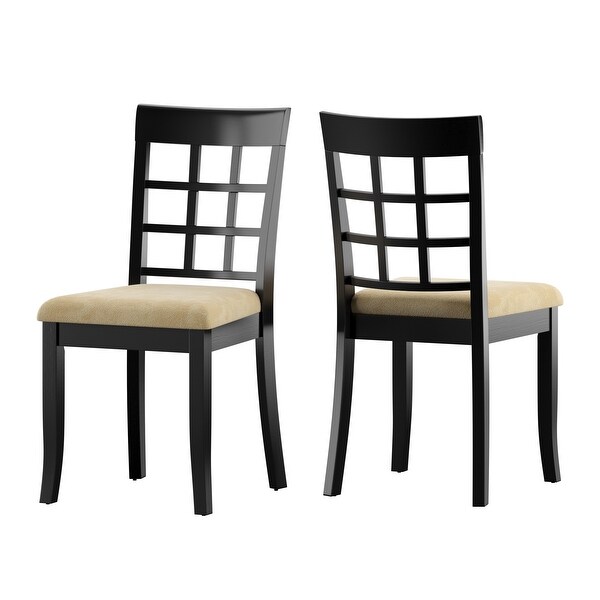 Wilmington Black Dining Chair (Set of 2) by iNSPIRE Q Classic