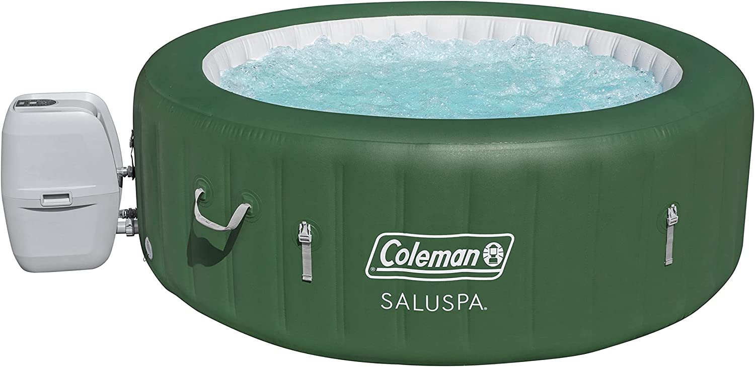 Coleman SaluSpa Tahiti Inflatable Hot Tub Spa, 2-4 Person AirJet Spa