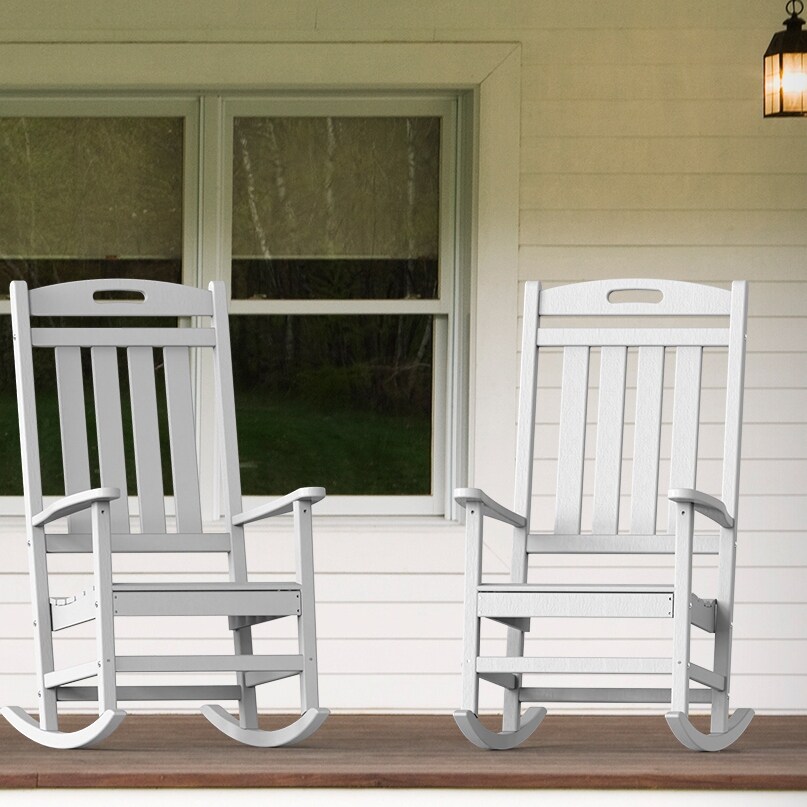 Polydun Outdoor Plastic Rocking Chair