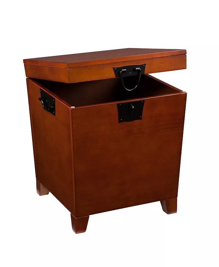 Southern Enterprises Pyramid Trunk End Table