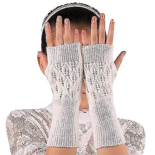 Women's Winter Warm Cozy Knitted Long Arm Gloves