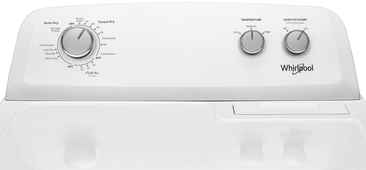 Whirlpool 7 Cu. Ft. White Electric Dryer With AutoDry Drying System