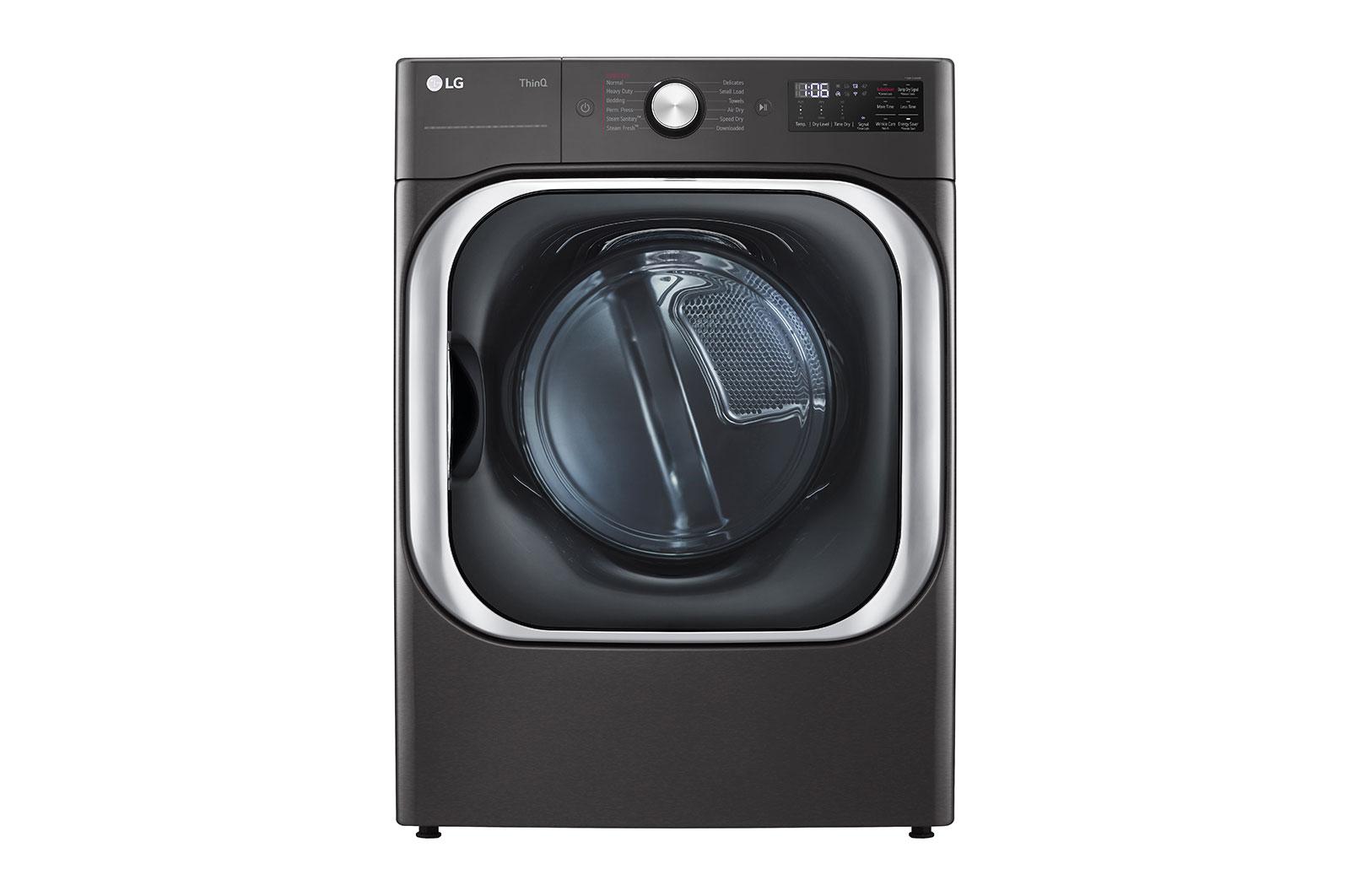 Lg DLEX8900B 9.0 Cu. Ft. Mega Capacity Smart Wi-Fi Enabled Front Load Electric Dryer With Turbosteam™ And Built-In Intelligence