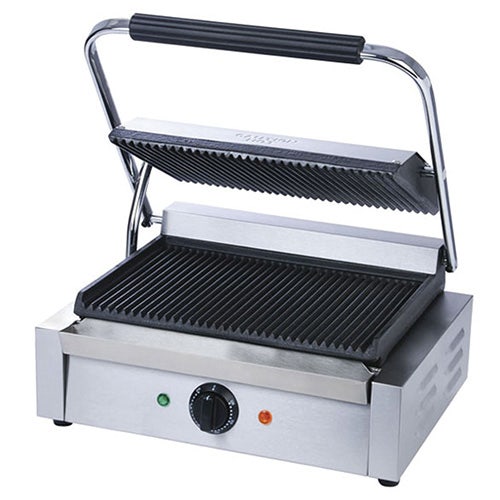 Value Series Grooved Panini Press - 120V， 17