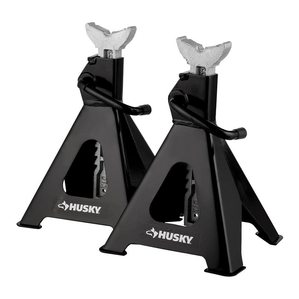 Husky 6-Ton Extended Reach Heavy-Duty Steel Jack Stands HPL4115